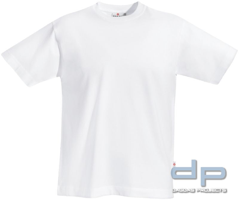 T-Shirt 50/50 Bw./Pes. in weiß
