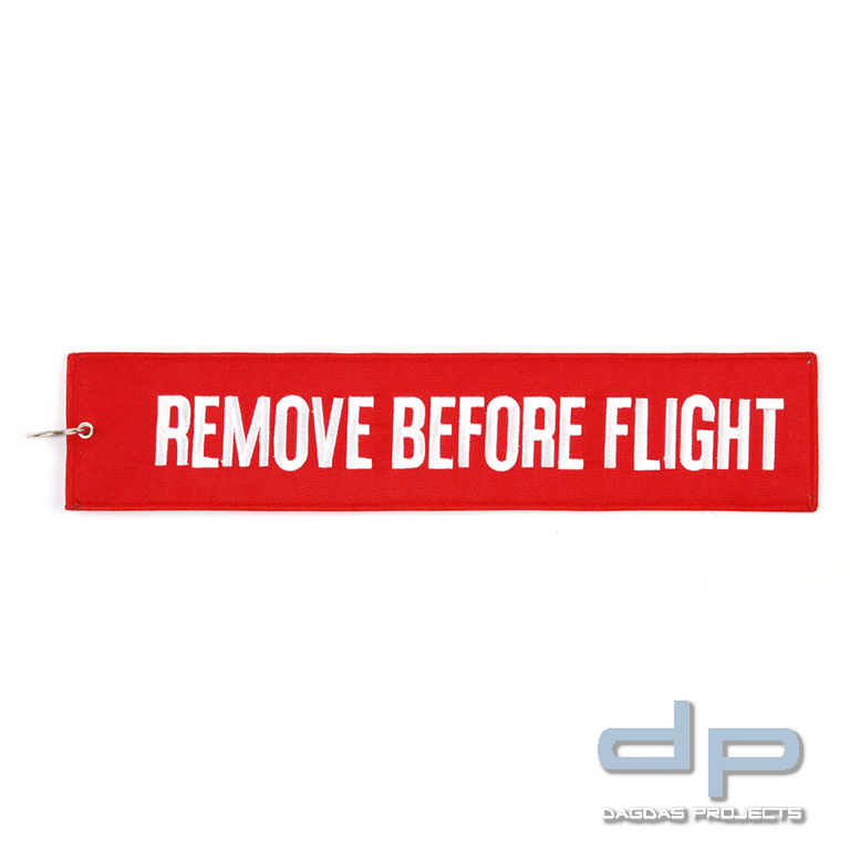 Schlüsselanhänger Remove before Flight Mega