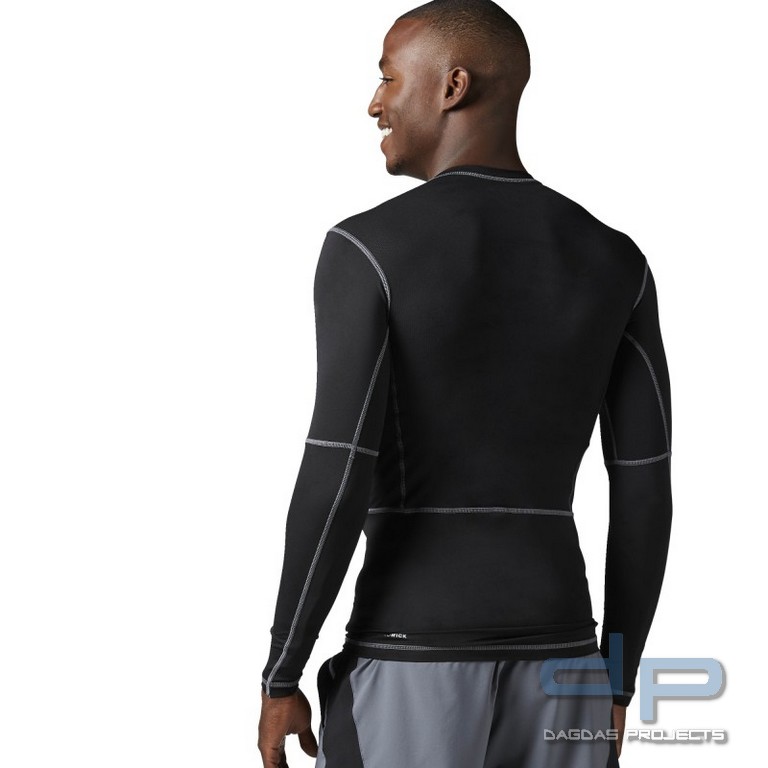 Reebok® Herren Langarm-Shirt, Compression