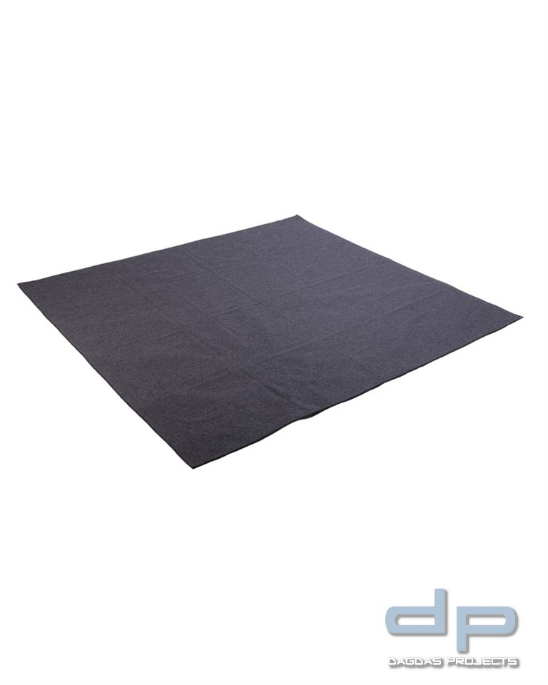 WOLLDECKE 175X150 CM 100/WOLLE CHARCOAL GREY VPE2