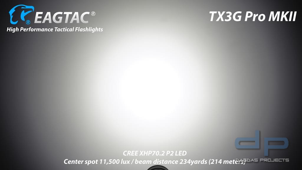 EAGTAC TX3G Pro MKII, XHP70.2