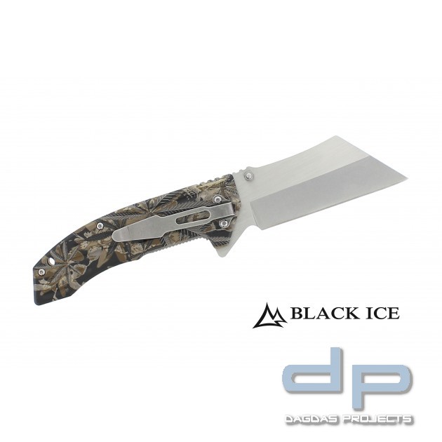 BLACK ICE Einhandmesser THC Green