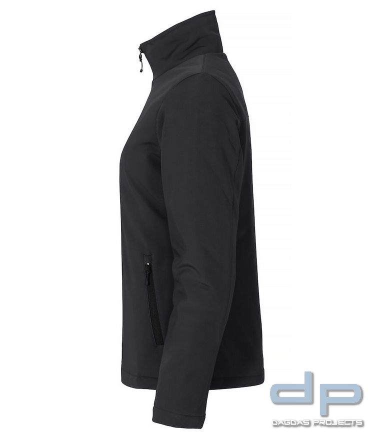 Behörden Padded Softshell Jacke Lady mit Wunschaufdruck in reflex silber