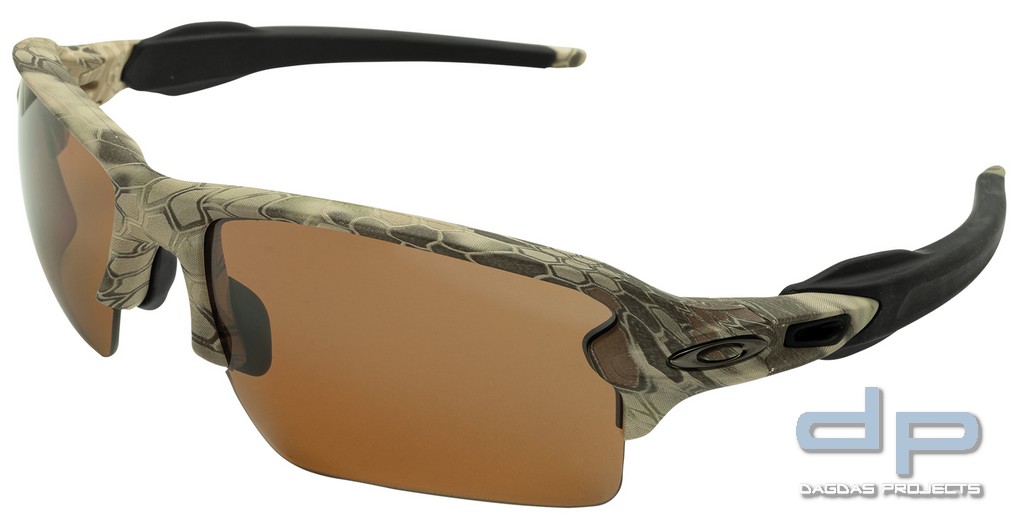 OAKLEY SI FLAK 2.0 XL KRYPTEK HIGHLANDER PRIZM TUNGSTEN POLARIZED
