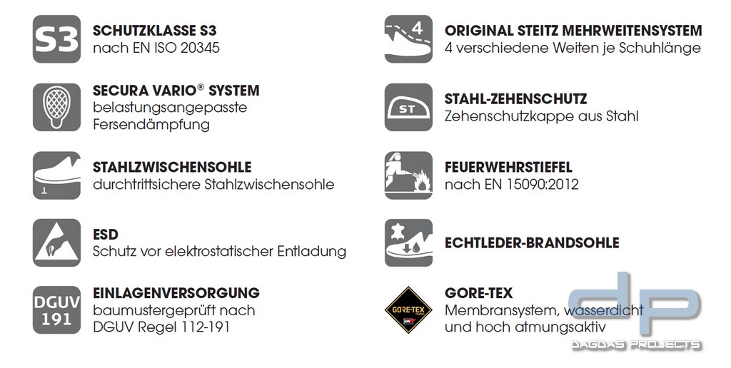 Steitz Feuerwehrstiefel München Gore II