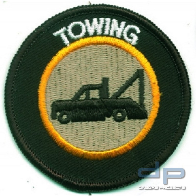 Stoffaufnäher - Towing (Abschlepper)