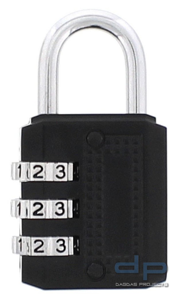 Vorhängeschloss Schwarz