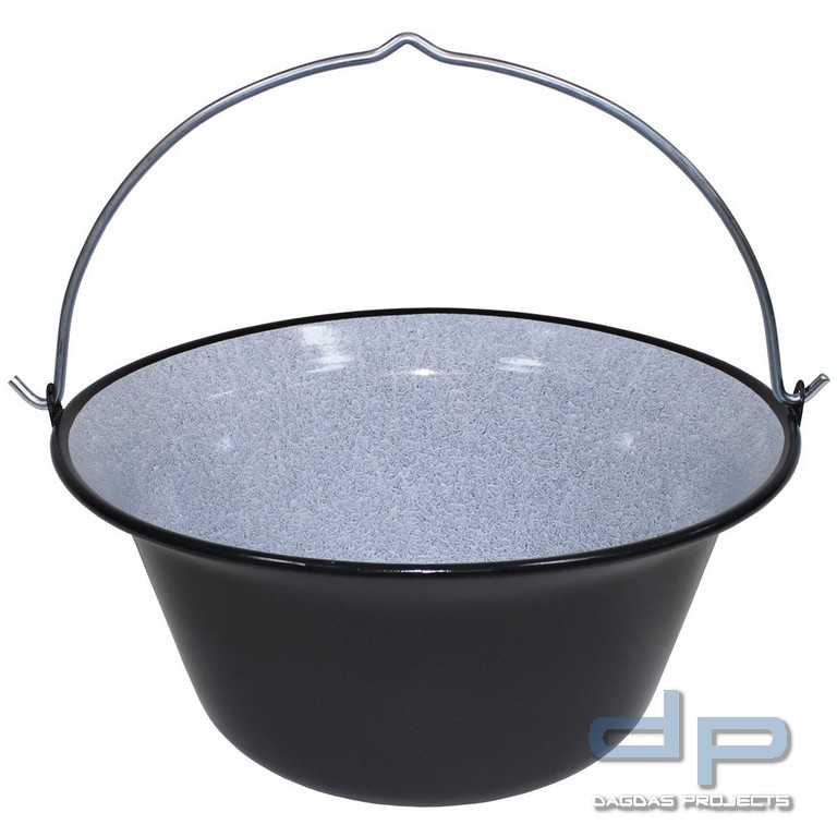 Ungar. Gulaschkessel, Emaille, 22 Liter