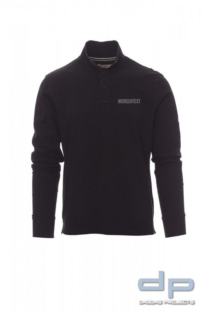 Payper Herren Poloshirt langärmelig "Florence" in verschiedenen Farben mit Aufdruck nach Wunsch