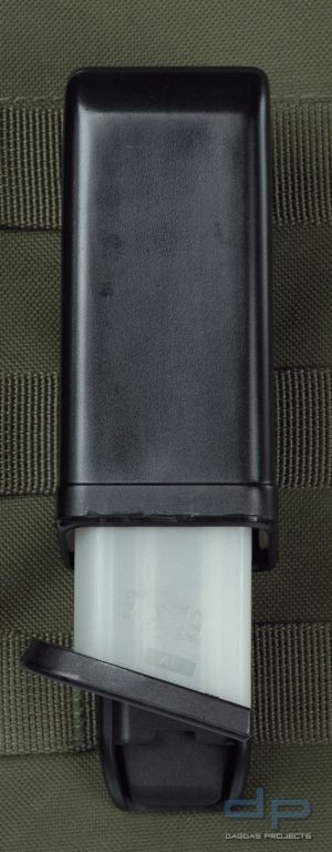 Warrior Polymer 9mm Pistol Mag Pouch Schwarz