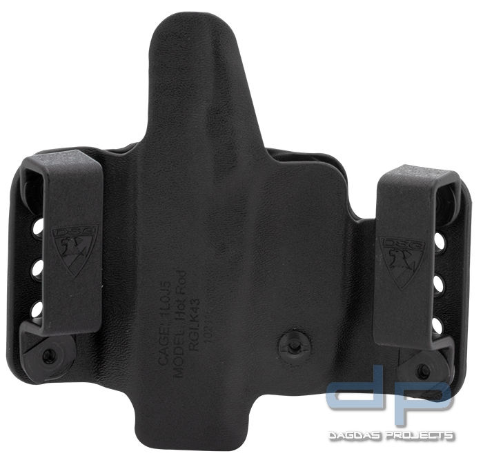 DSG Alpha Vertical Holster OWB Glock 43 - Rechts