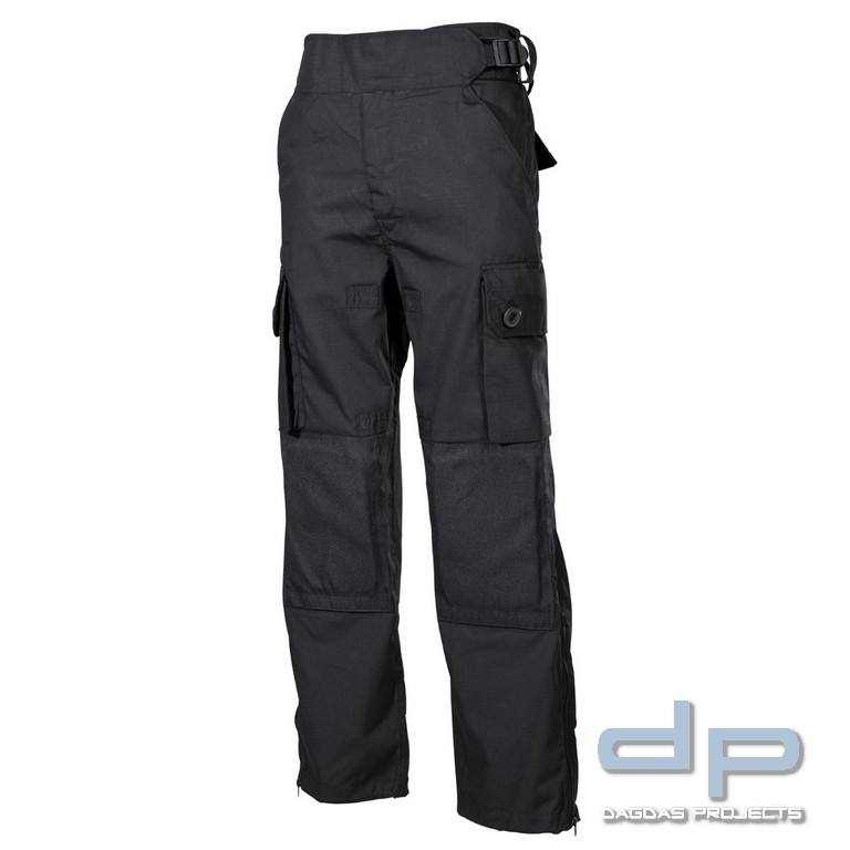 Kommandohose, "Smock", Rip Stop, schwarz