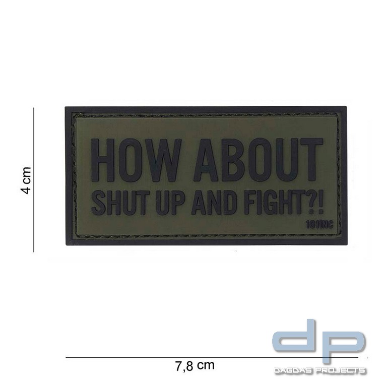 Emblem 3D PVC How About Grün