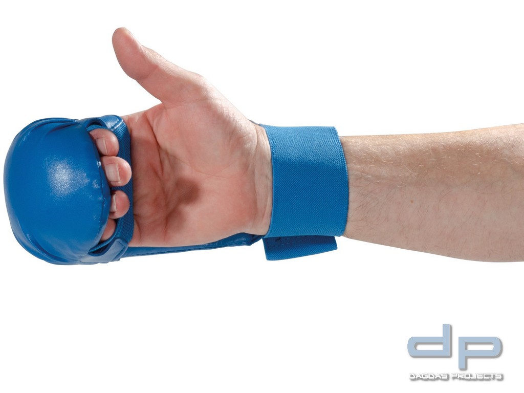 WACOKU Karate Handschutz WKF anerkannt  in rot und blau