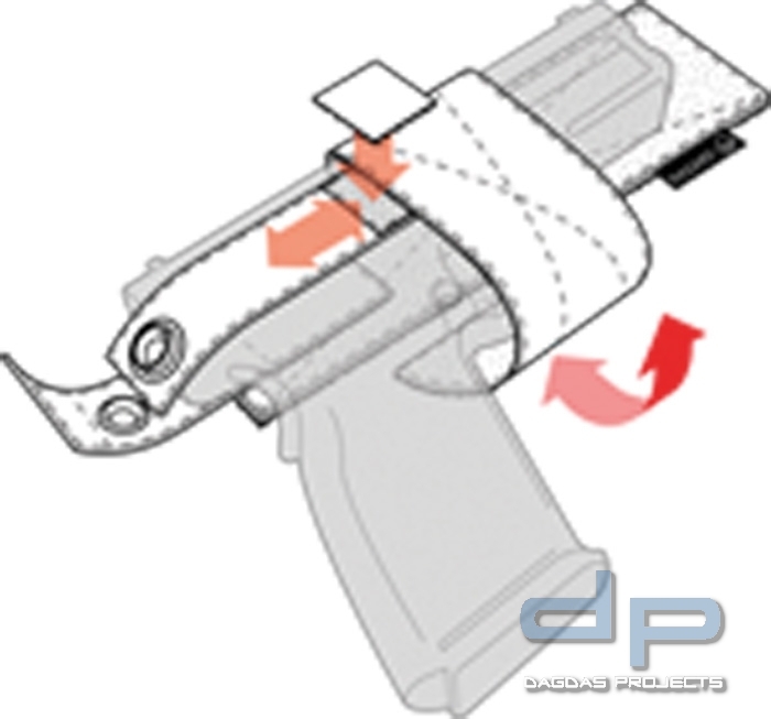 Hazard 4 Stick-Up Universal Modular Holster in Schwarz und Coyote