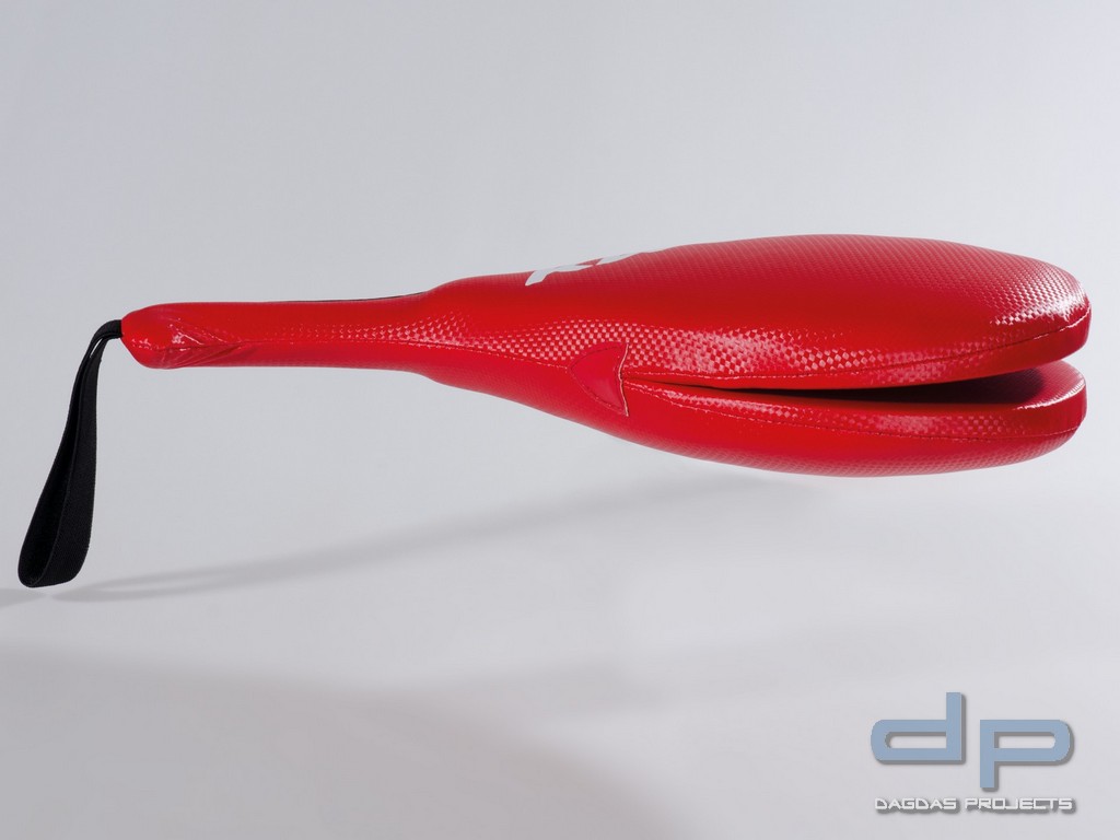 Doppelhand Mitt in rot