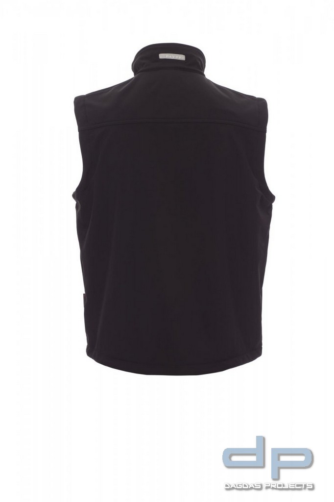 Payper Herren Weste ,,Bering'' in Schwarz und Dark Navy mit Aufdruck nach Wunsch
