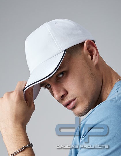 Authentic 5 Panel Cap - Piped Peak in verschiedenen Farben