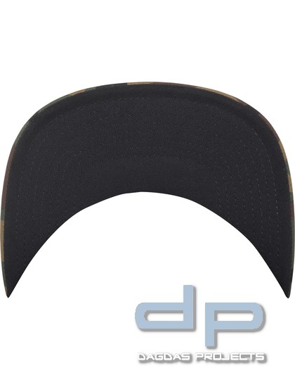 Classic Snapback 2-Tone Camo Cap in Green Camo/Black und Black/Green Camo