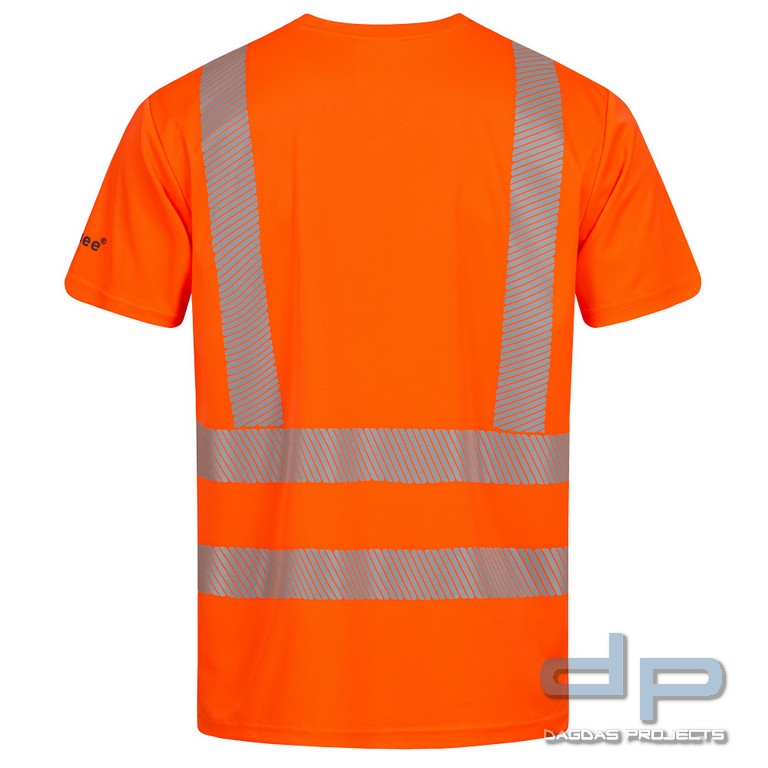 UV- UND WARNSCHUTZ LANGARM T-SHIRT in verschiedenen Farben mit Wunschtext auf Brust und Rücken