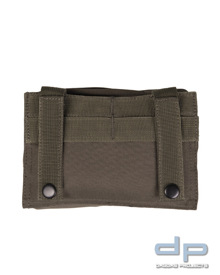 LASER CUT BELT POUCH SM OLIV VPE 5