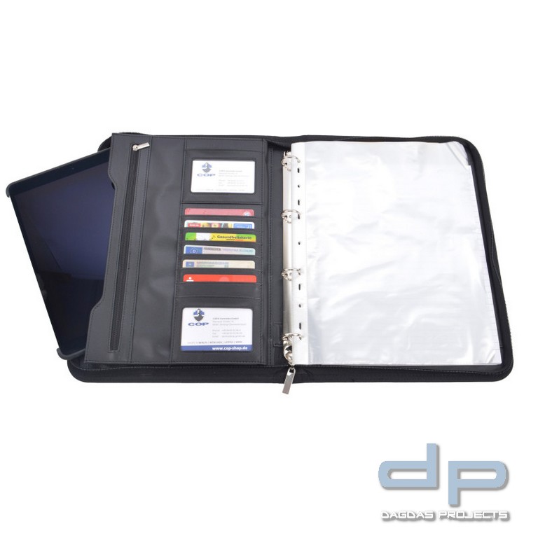 COP® 21907 Dokumentenmappe inkl. Schreibblock und 10 Klarsichtfolien