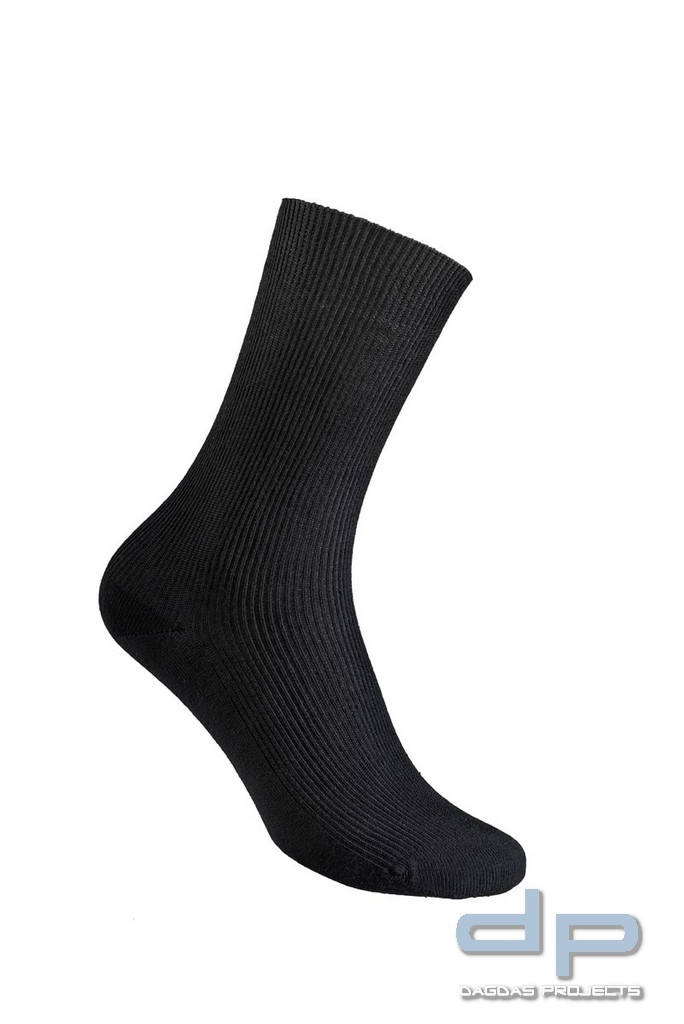 Baumwollsocken 5 er Pack in Schwarz