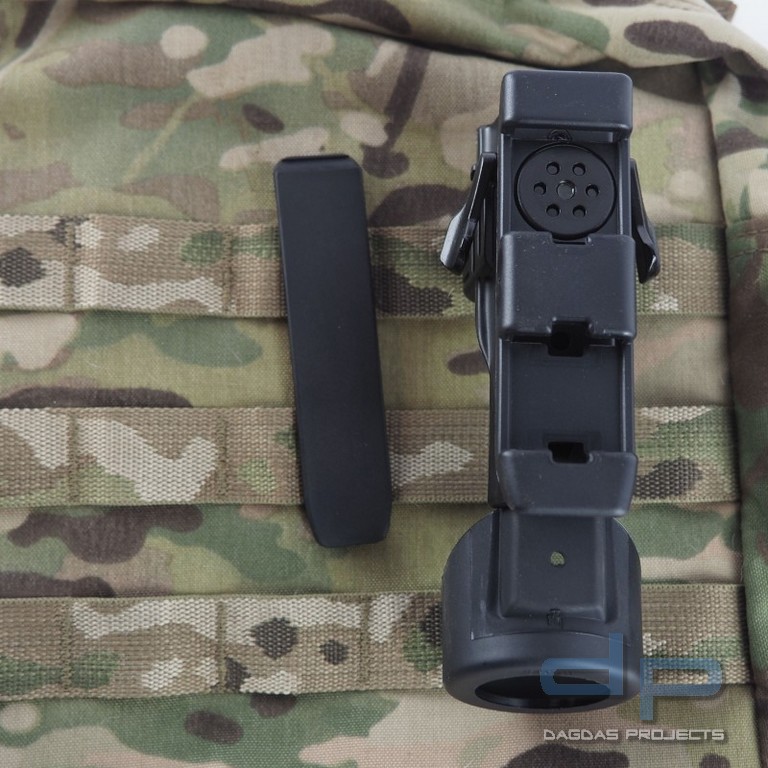 ESP® Taschenlampen Holster "LHU44", für eine Molle Schlaufe, 360° drehbar