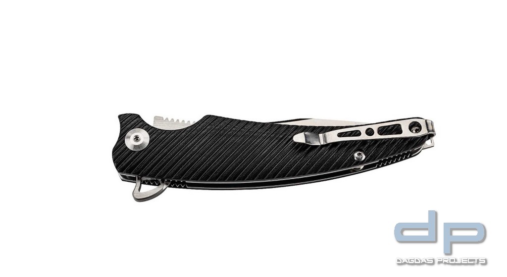 Einhandmesser Curved mit einer auffälligen Upswept Point Klinge