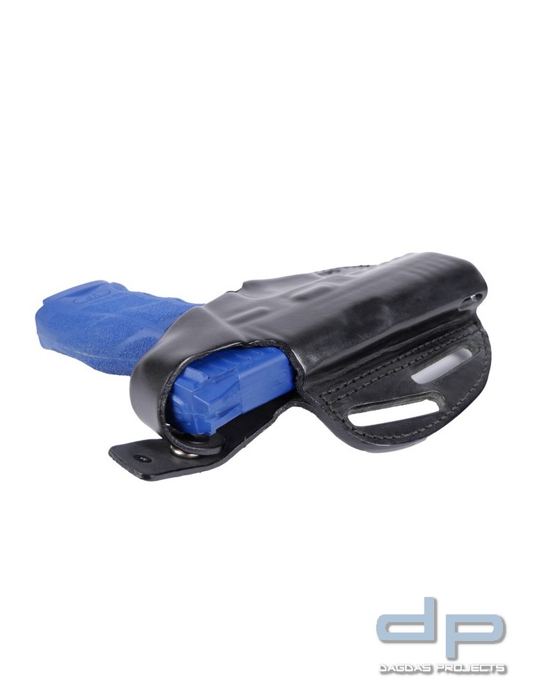 COP® 210RDS Pancake Gürtelholster mit Zusatzsicherung, Leder, 50mm BL