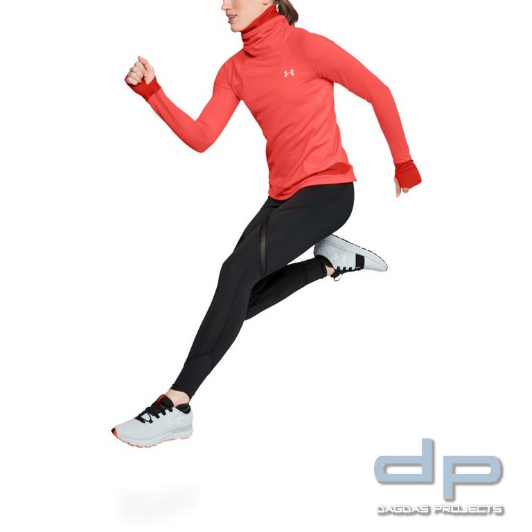 Under Armour® Damen Pullover Reactor Run Funnel ColdGear®, fitted