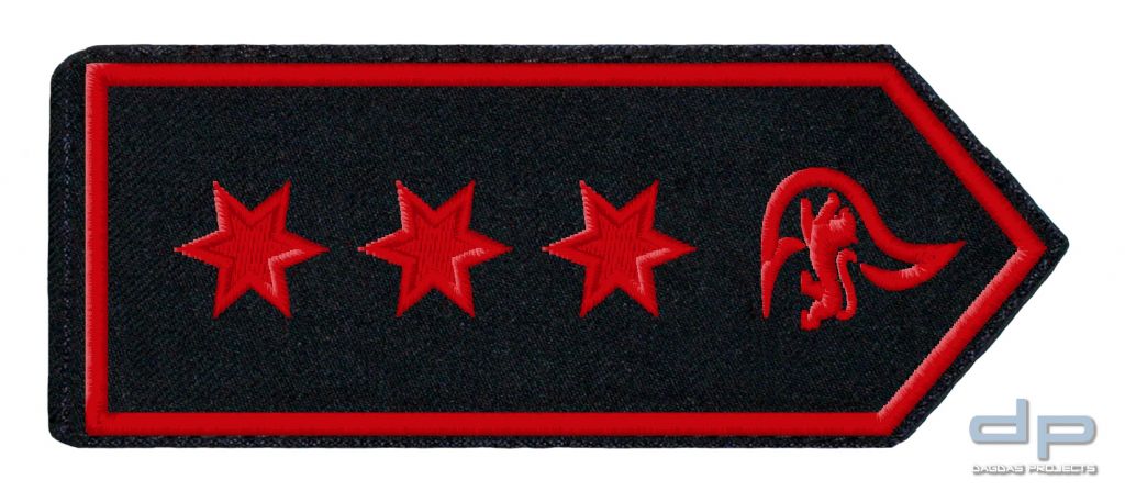 SCHULTERKLAPPENPAAR FEUERWEHR, BADEN-WÜRTTEMBERG HAUPTFEUERWEHRMANN / HAUPTFEUERWEHRFRAU