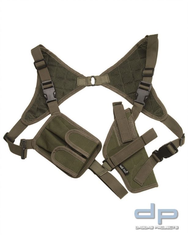 SCHULTERHOLSTER CORDURA OLIV 2 Stück