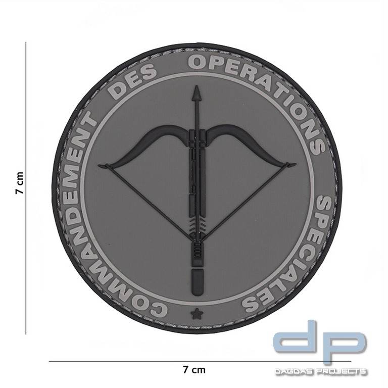 Emblem 3D PVC Commandement grau