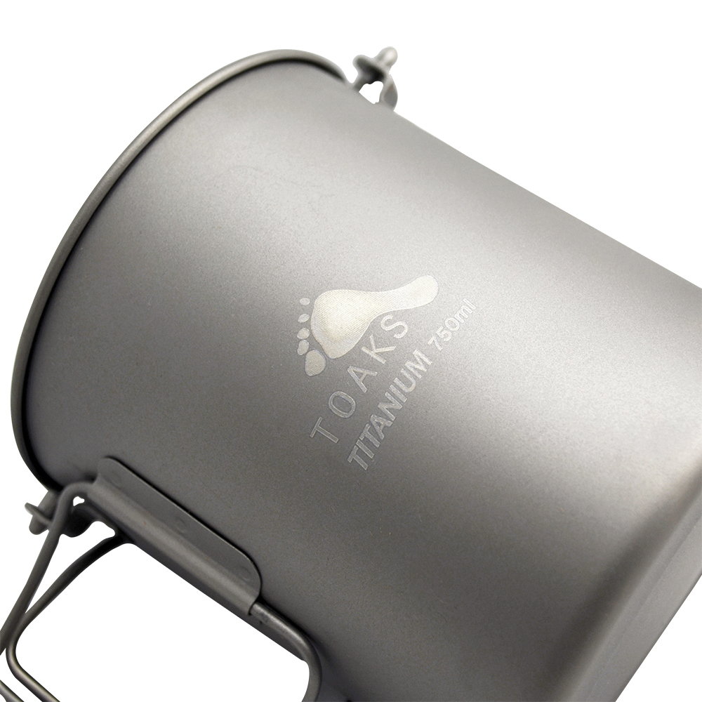 Toaks Titanium Pot 750 ml mit Deckel