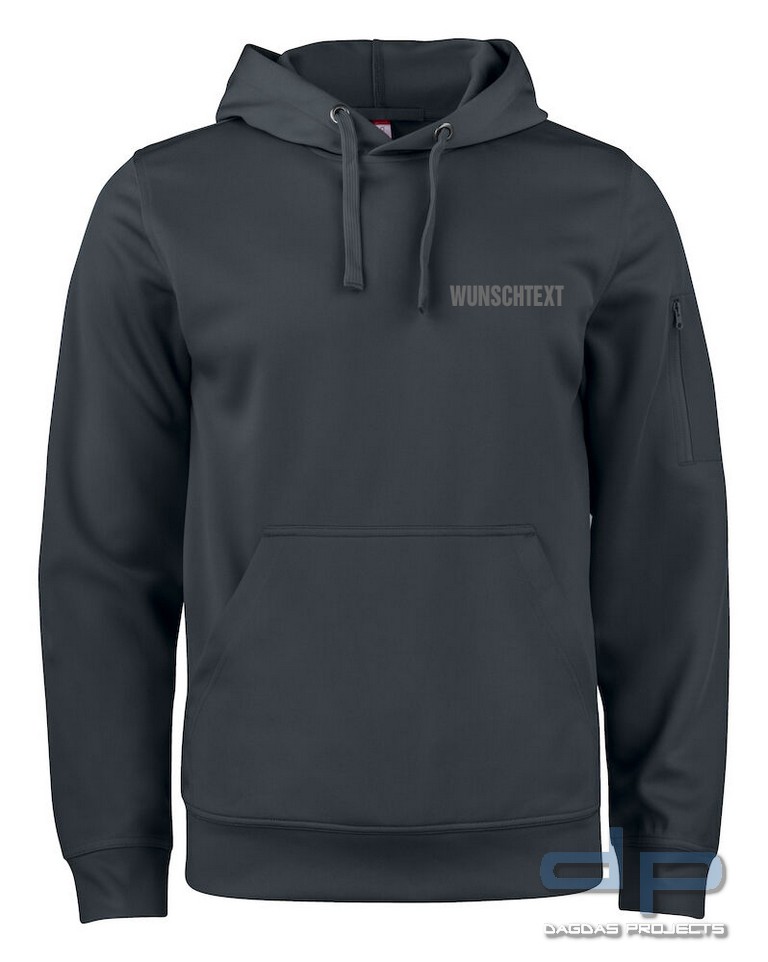 Basic Active Hoody mit Wunschaufdruck in verschiedenen Farben