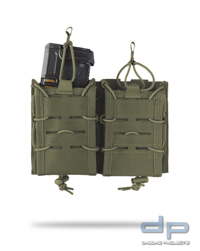MAG.TASCHE OPEN TOP FLEX DOUBLE OLIV VPE 5