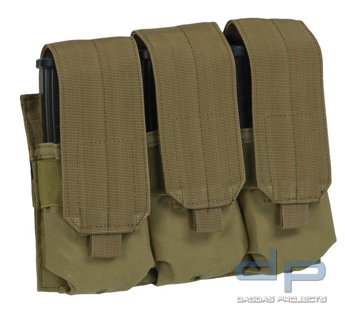 Condor Triple M4 Mag Pouch - Coyote