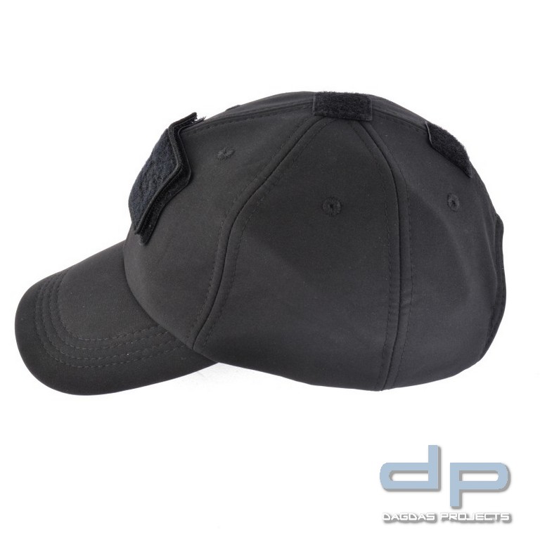MIL-TEC® Patch Basecap, Softshell Schwarz