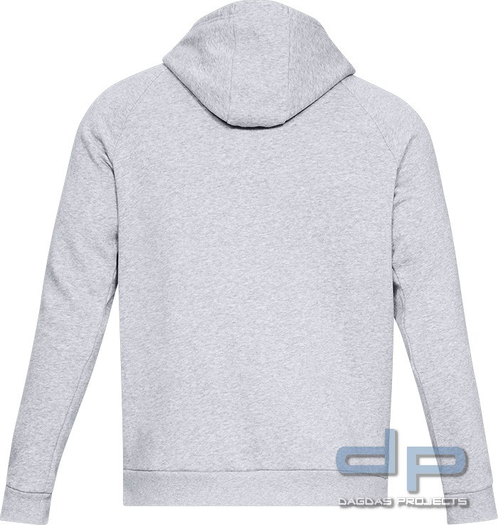 Under Armour Rival Fleece Hoodie Script in hellgrau