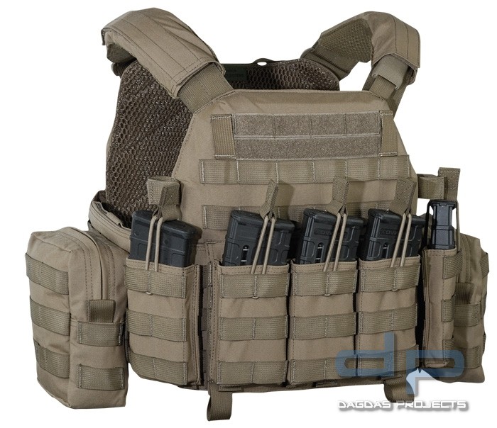 Warrior Elite Ops DCS Plattenträger in DA 5,56 Konfiguration Coyote