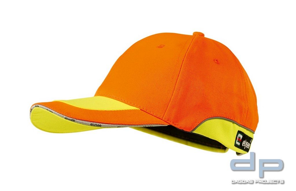 WARNSCHUTZ-CAP, ORANGE/GELB