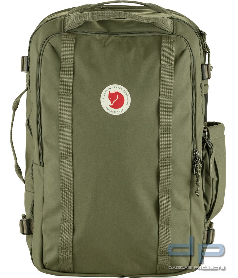 Fjällräven Färden Carry-On Pack (40L Reise Rucksack) in Schwarz und Steingrauoliv