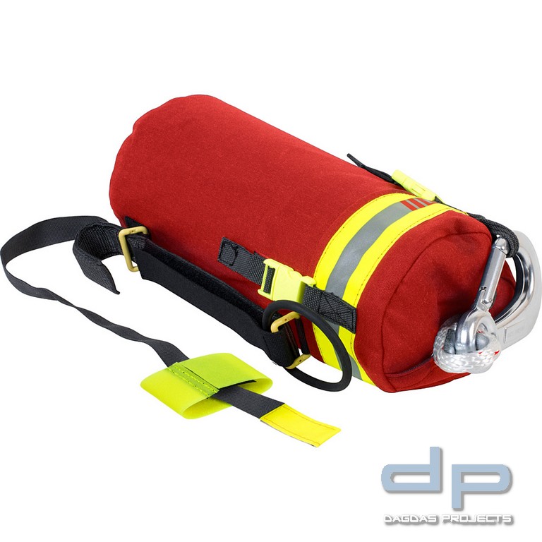 rescue-tec Leinenbeutel mit PA-Befestigung, Material rtx® 950 in Navy und Rot