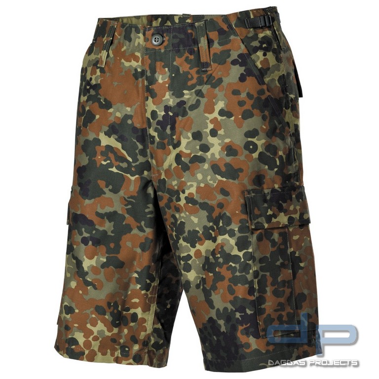 US Bermuda, BDU, flecktarn, mit Seitentaschen