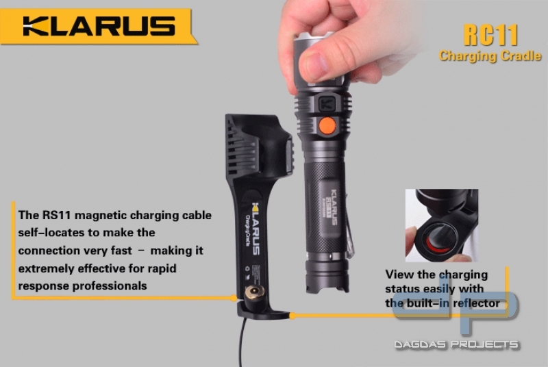 Klarus RC11 Ladehalterung