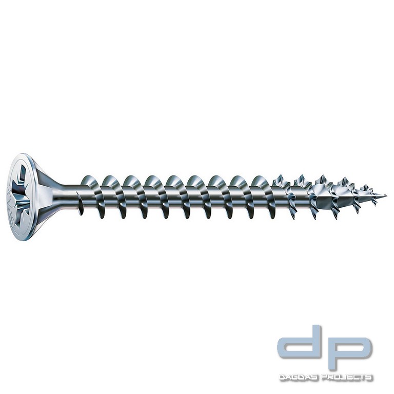 Dönges Spanplattenschraube, 5,0 x 60 mm 200er Pack