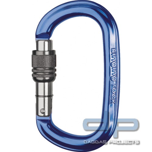 Singing-Rock Oval Lock Screw Alu-Karabiner