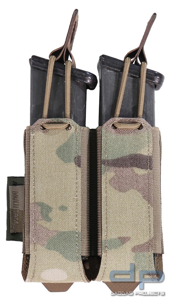 WAS Laser Cut Double Bungee Pistol Mag Pouch