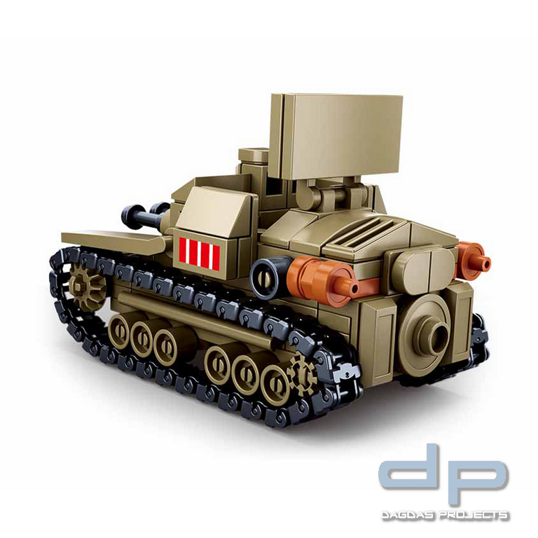 Sluban Small Italian tank M38-B0709 #16138